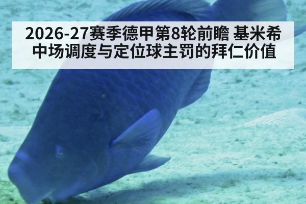 2026-27赛季德甲第8轮前瞻 基米希中场调度与定位球主罚的拜仁价值